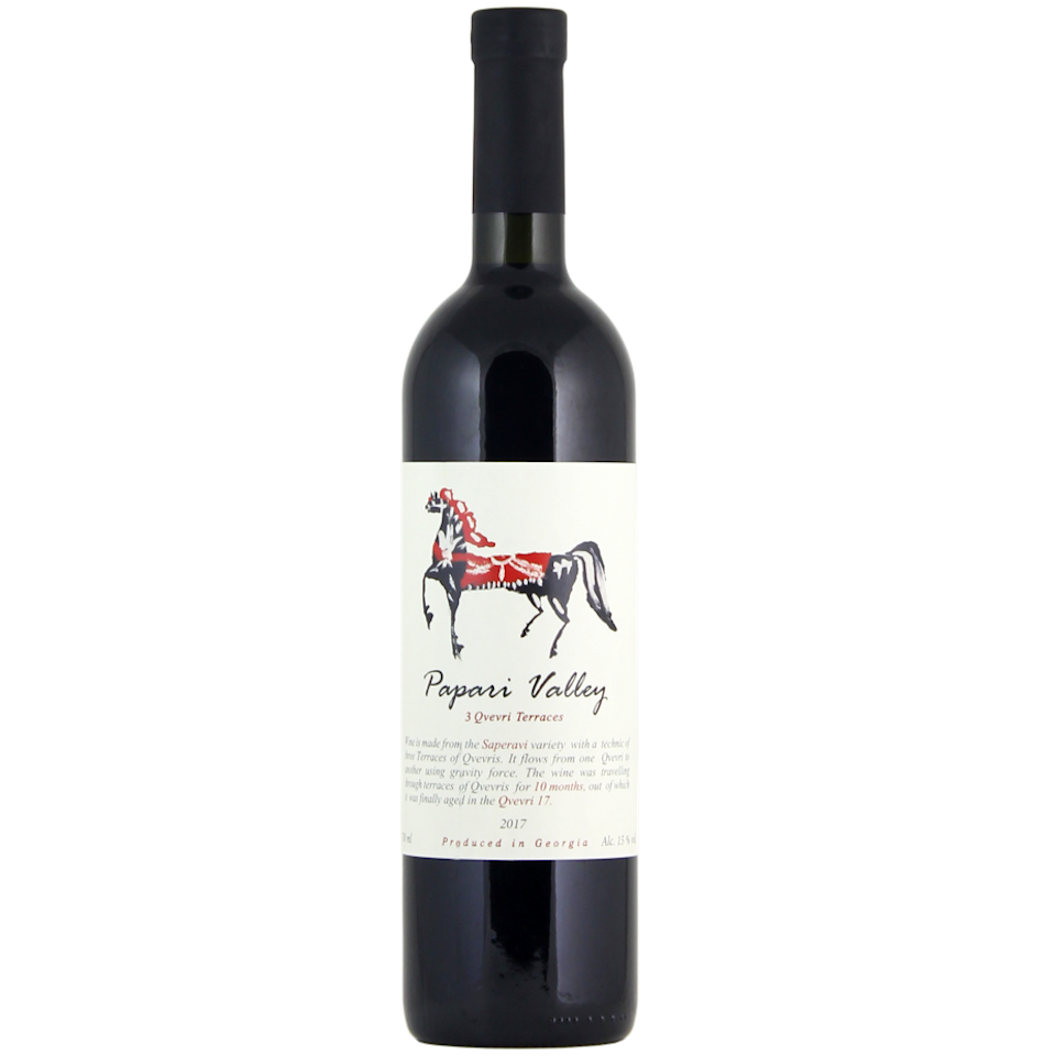 Papari Valley Saperavi Georgische wijn 3 Qvevri Terraces