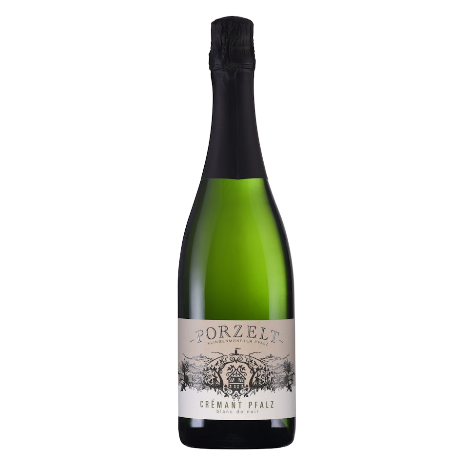 Cremant Pfalz Spätburgunder Blanc de Noir Extra Brut Weingut Porzelt Sekt biologisch