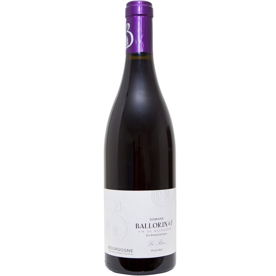 Bourgogne Pinot Noir Le Bon Domaine Ballorin Biologische Natuurwijn