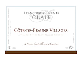 F&D Clair Bourgogne rouge Côtes de Beaune Villages 2022