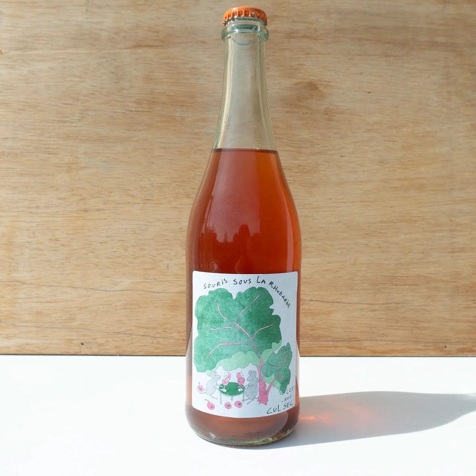 Souris sous la rhubarbe Cul Sec Rosé alcoholvrij