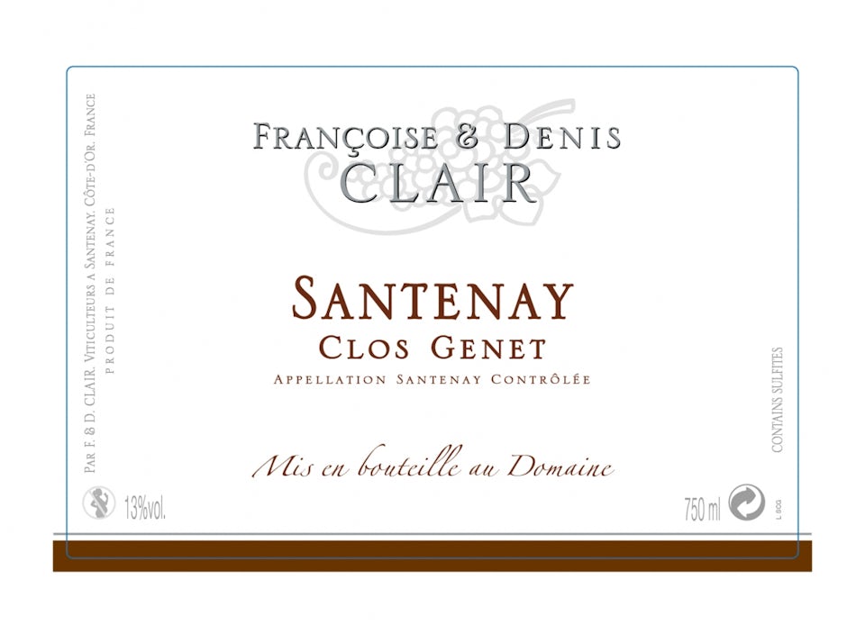 F&D Clair Santenay 
